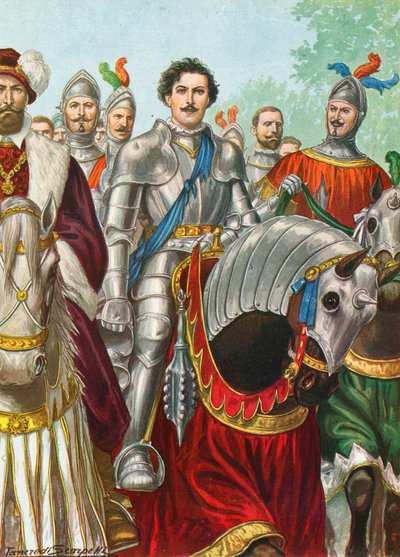 1503 yılında Barletta savaşından sonra Ettore Fieramosca by Tancredi Scarpelli