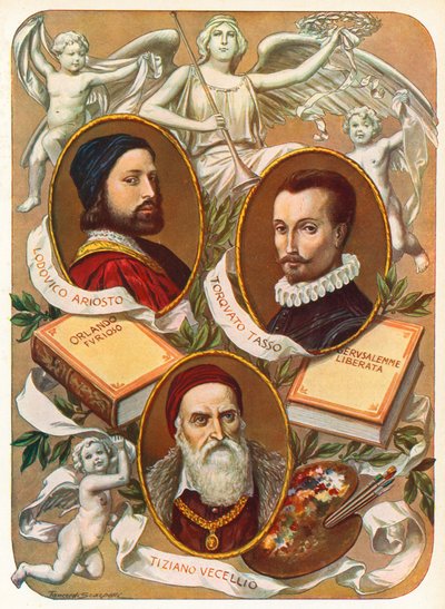 İtalyan sanat ve edebiyatının zaferleri by Tancredi Scarpelli