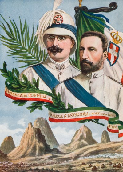Adua Kahramanları, 1895 by Tancredi Scarpelli