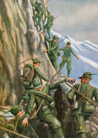 Kahraman İtalyan dağ birlikleri by Tancredi Scarpelli