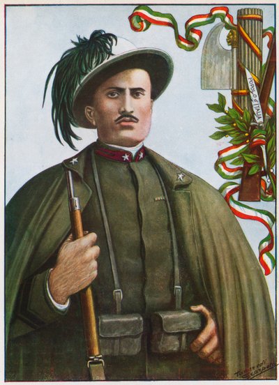 Piyade askeri Benito Mussolini by Tancredi Scarpelli