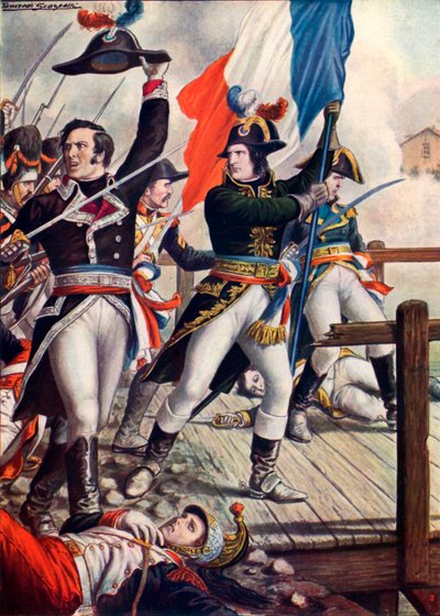 Arcole savaşında Napolyon Bonapart by Tancredi Scarpelli