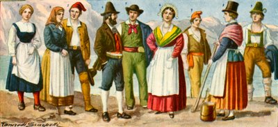 Bölgesel İtalyan elbisesi by Tancredi Scarpelli