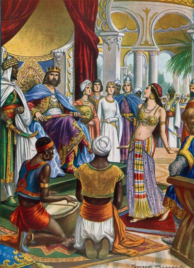 Oryantal ihtişamla çevrili Sicilyalı II. Roger by Tancredi Scarpelli
