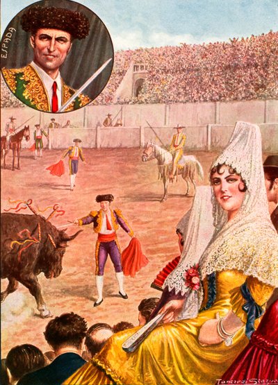 Spanish bullfight by Tancredi Scarpelli