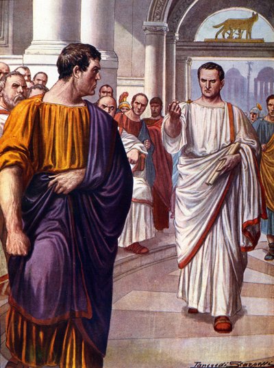 Romalı devlet adamı Ciceron (Marcus Tullius Cicero) (MÖ 106-43), MÖ 63