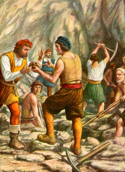 İspanyollar Hina nehri yakınlarındaki bölgede altın buluyor by Tancredi Scarpelli