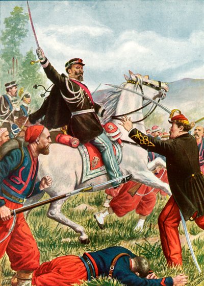Solferino savaşında Victor Emanuel by Tancredi Scarpelli