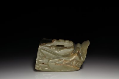 Junkunc Yeşim Ejderha Başı (yeşim) by Tang Dynasty Chinese School