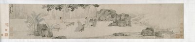 Wutong Ağacının Altında İçilen Çay, Ming hanedanı by Yin Tang
