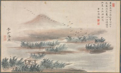 Xiao ve Xiang Nehirlerinin Sekiz Görünümünden Biri, 1788. by Tani Bunch