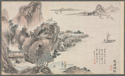 Xiao ve Xiang Nehirlerinin Sekiz Görünümünden Biri, 1788. by Tani Bunch