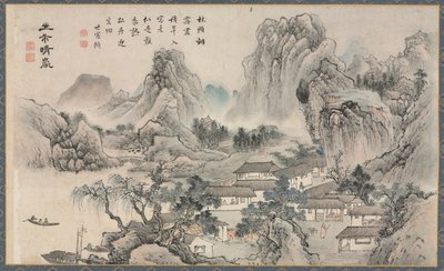 Xiao ve Xiang Nehirlerinin Sekiz Görünümünden Biri, 1788. by Tani Bunch