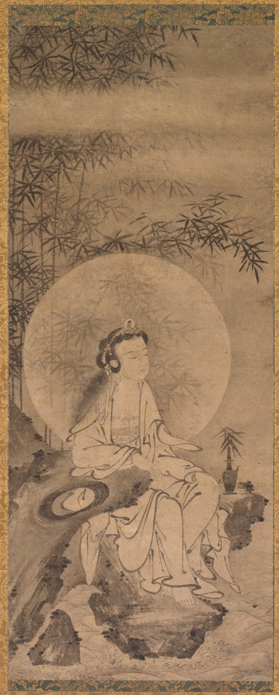 Beyaz Cüppeli Guanyin by Tani Buncho