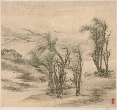 Bir Bahar Akşamında Geri Dönen Köylüler by Tao Hong