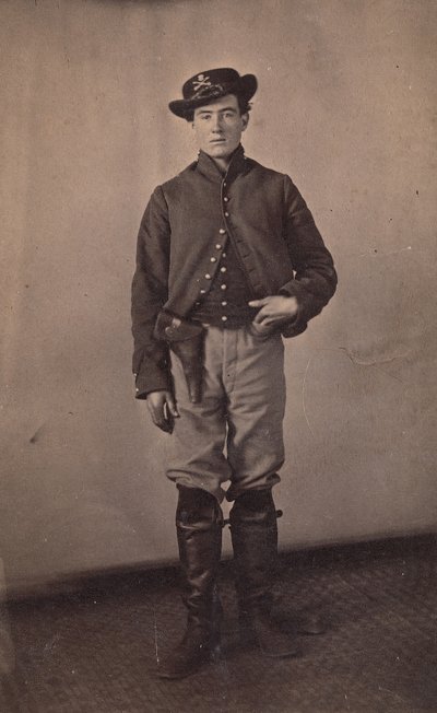 Kılıflı Tabancalı Birlik Süvari Askeri, 1861-65. by Tappin