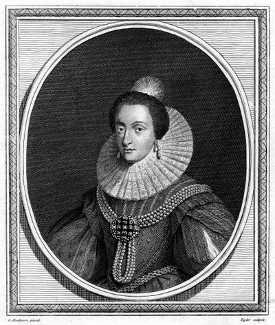 Elizabeth, Seçmen Palatine ve Bohemya Kraliçesi, 1787. by Taylor