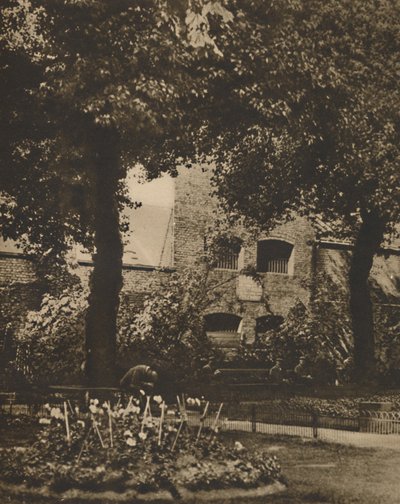 Georges Kilisesi Bahçesinden Marshalsea Hapishanesinin Yeri, Southwark, c1935. by Taylor