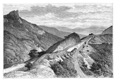 Bhor Ghat, Khandala, Hindistan, 1895. by Taylor