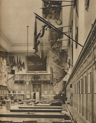 Emeklilerin Şanlı Bir Şekilde Püskürtülmüş Renklerin Altında Yemek Yedikleri Yer, c1935. by Taylor