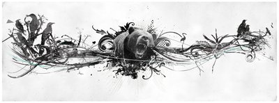 Bear Growl, 2014 (Tuval üzerine kolaj) by Teis Albers