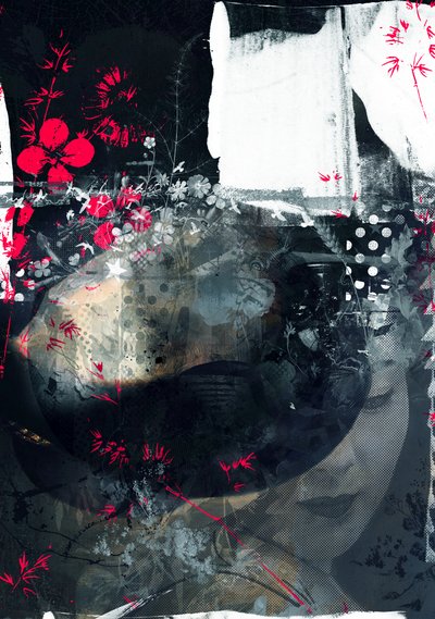 China Delight, 2015 (tuval üzerine karışık teknik) by Teis Albers