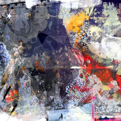 Düşüş, 2015 (tuval üzerine karışık teknik) by Teis Albers