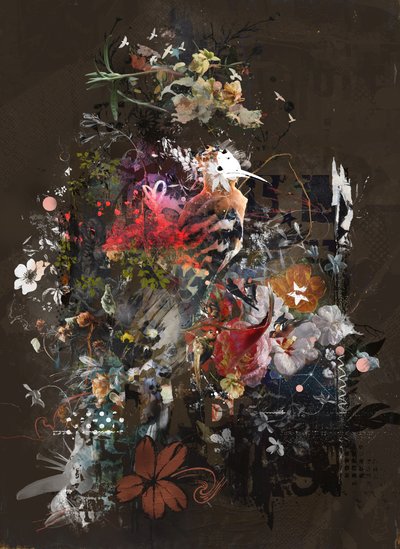 Floralies, 2018 (Tuval üzerine kolaj) by Teis Albers