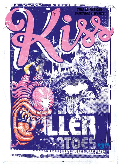 Kiss Killer, 2015 (Tuval üzerine kolaj) by Teis Albers