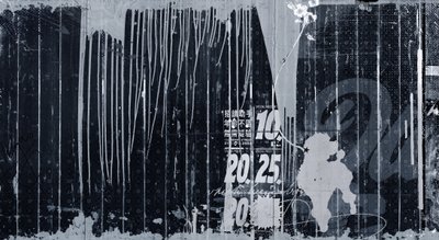 Kaniş Doodle, 2015 (Tuval üzerine kolaj) by Teis Albers