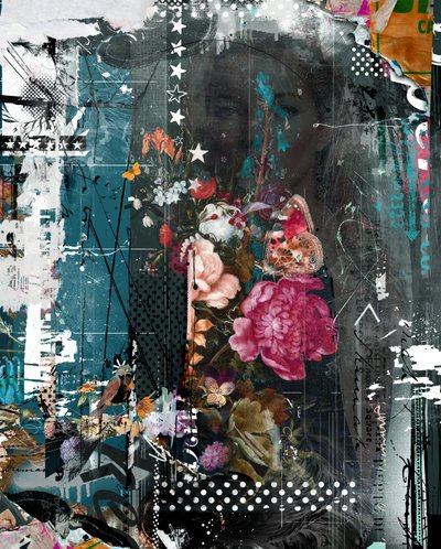 Güneşi içinize çekin, 2014 (tuval üzerine karışık teknik) by Teis Albers