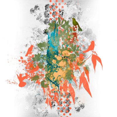 Kuş Ağacı, 2016 (Tuval üzerine kolaj) by Teis Albers