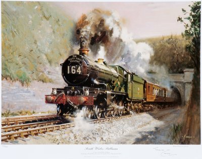 Güney Galler Pullman, 1971 civarı (baskı) by Terence Cuneo