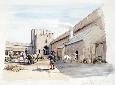 Etal Kalesi, c1513, c1990-2010 by Terry Ball