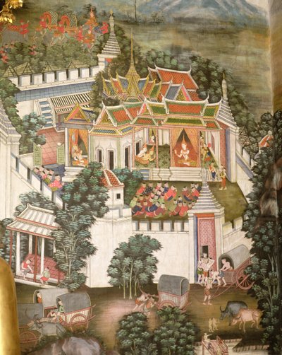Müstahkem Bir Saray (duvar resmi) by Thai School
