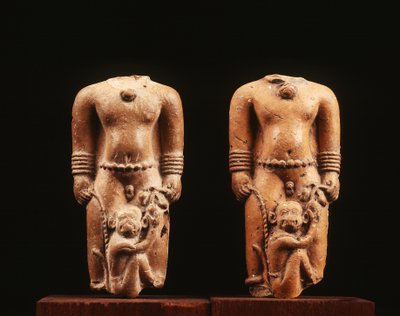 Maymunlu çocuklar, Davaravati Okulu (pişmiş toprak) by Thai School