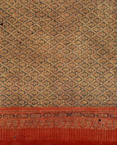 Kraliyet için altın boyalı kumaş (tekstil) by Thai School