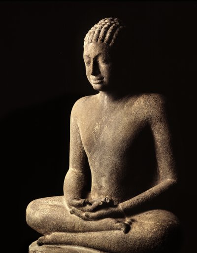 Meditasyon Yapan Buda, Dwaravati Dönemi by Thai School