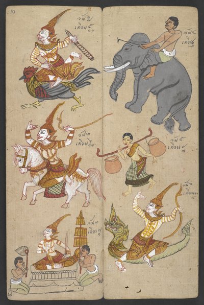 Veya 16455 f.10r, Zodyak