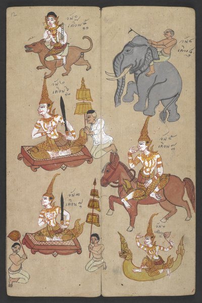 Veya 16455 f.12r, Zodyak