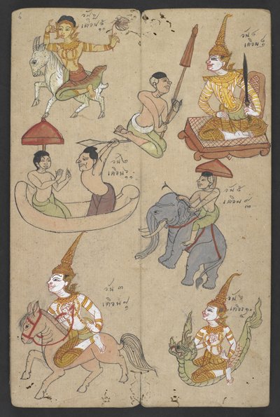 Veya 16455 f.6r, Zodyak