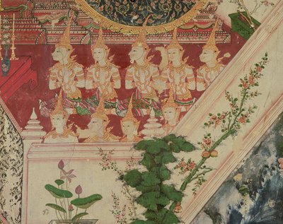 Tapınan doğaüstü varlıklar, Wat Suwannaram, Thonburi, 1831 by Thai School