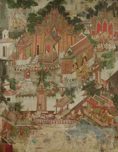 Vessantara Jataka, Wat Suwannaram, Thonburi, 1831 by Thai School