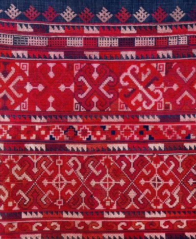 Yao kabilesi kumaşı, kuzey Tayland (tekstil) by Thai School