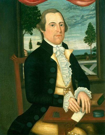 Kaptan Elisha Denison by The Denison Limner