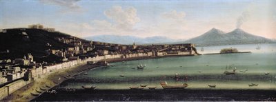Batıdan Napoli Körfezi, 1710 by The Metropolitan Master