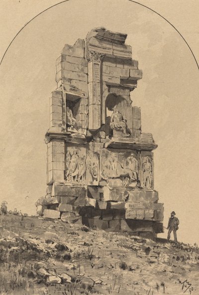 Philopappos Anıtı, 1890. by Themistocles von Eckenbrecher