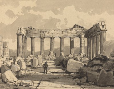 Partenon, İçeride by Themistocles von Eckenbrecher