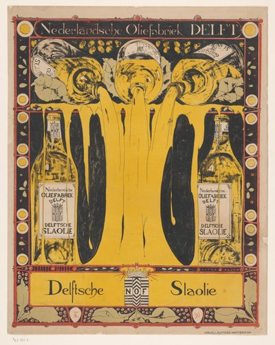 Nederlandsche Oliefabriek Delft Delft Salata Yağı (nesnedeki orijinal başlık) by Theo Nieuwenhuis
