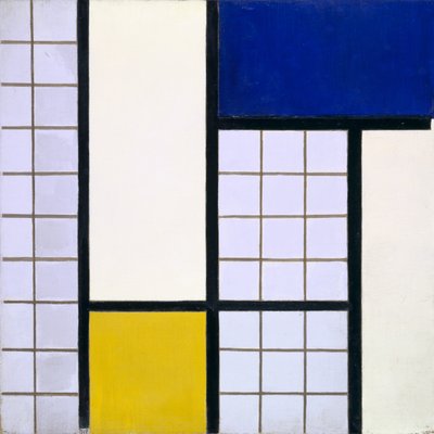 Yarım Tonlarda Kompozisyon, 1928 by Theo van Doesburg